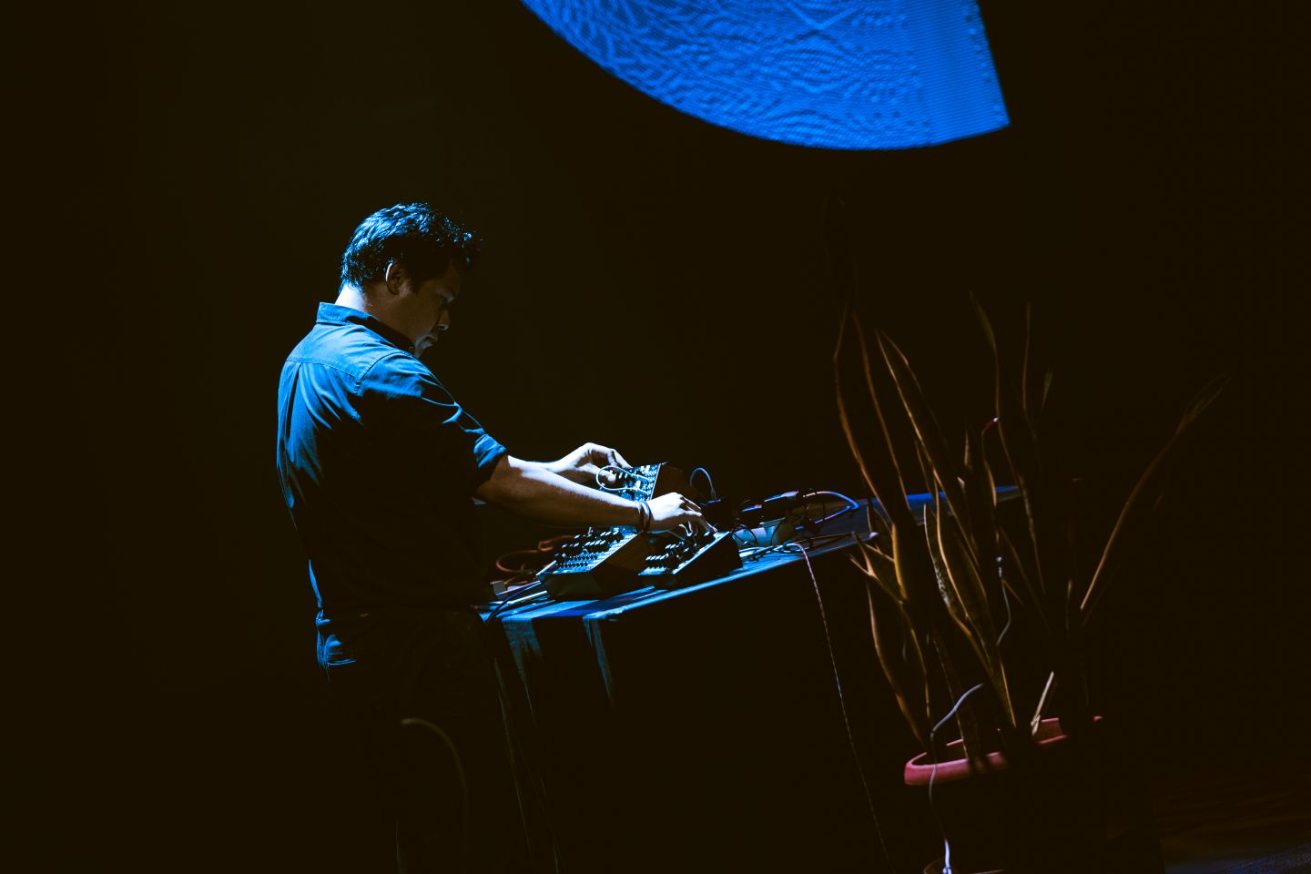 J3ZZ par Olivier Padre, au festival Nuit des musiques expérimentales, Saint-Paul - Île de la Réunion, 2023